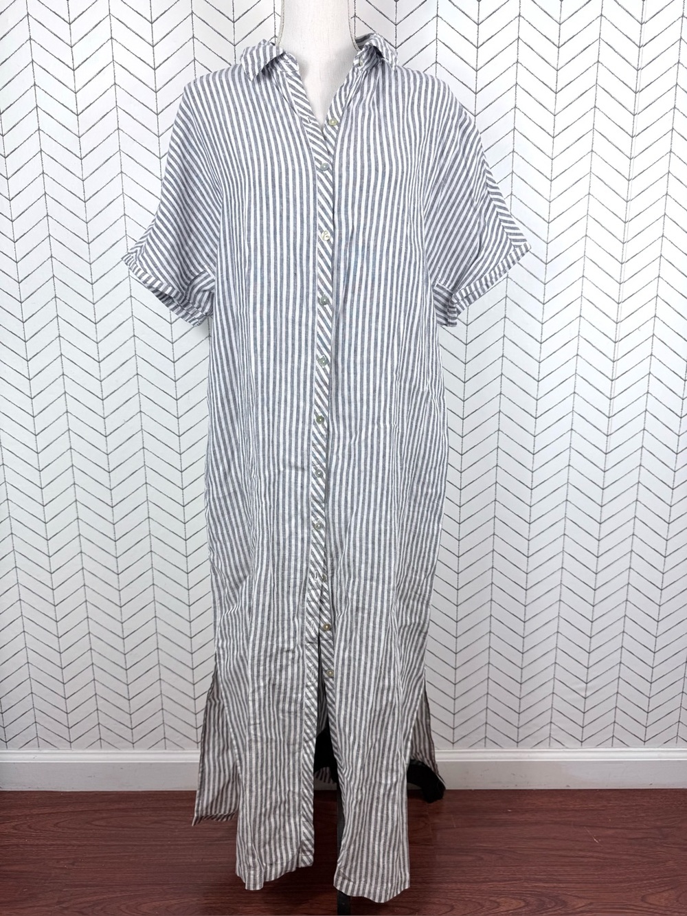 Lucky Brand Maxi Shirt Dress